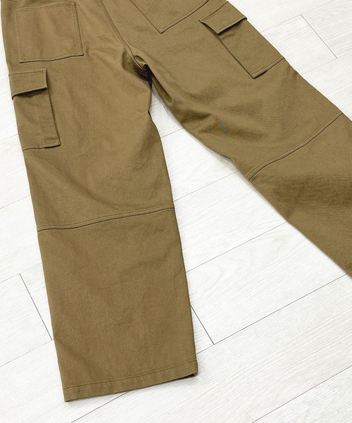 KIIT（キート）の「KIIT キート / DOUBLE KNEE CARGO PANTS ダブルニーカーゴパンツ / KIP-P94B-005（カーゴパンツ・メンズ・カーキ/チャコール・2/3/1）」の10枚目の写真