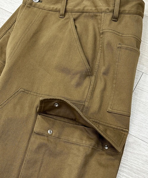 KIIT（キート）の「KIIT キート / DOUBLE KNEE CARGO PANTS ダブルニーカーゴパンツ / KIP-P94B-005（カーゴパンツ・メンズ・カーキ/チャコール・2/3/1）」の14枚目の写真
