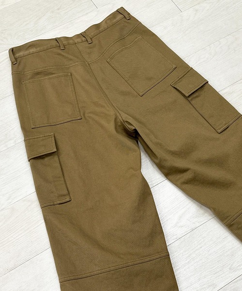 KIIT（キート）の「KIIT キート / DOUBLE KNEE CARGO PANTS ダブルニーカーゴパンツ / KIP-P94B-005（カーゴパンツ・メンズ・カーキ/チャコール・2/3/1）」の15枚目の写真