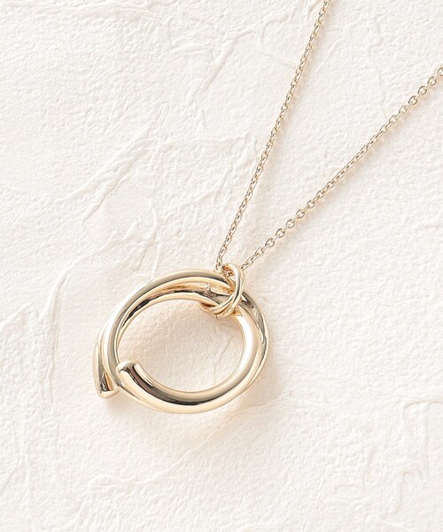 OPAQUE.CLIP（オペークドットクリップ）の「◆らせん風モチーフメタルネックレス（ネックレス・レディース・シルバー/ゴールド・00）」の7枚目の写真