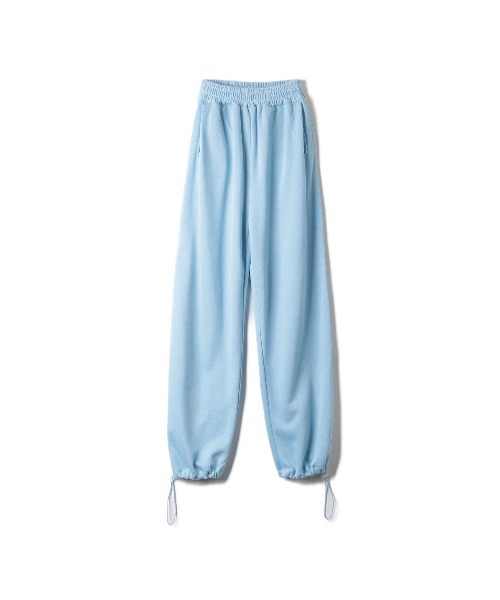 Miniministore（ミニミニストア）の「★特別プライス！今なら490円！★韓国テイスト カラー スウェットパンツ（スウェットパンツ・レディース・ブラック/ライトブルー/ライトグレー/ホワイト/パープル/チャコール/ネイビー/アイボリー・FREE）」の17枚目の写真