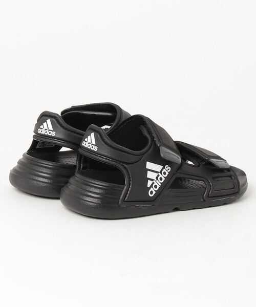 adidas（アディダス）の「アディダス adidas アルタスイム サンダル（サンダル・キッズ・ブラック×ホワイト・19.0cm/20.0cm/22.0cm/18.0cm/21.0cm/17.0cm）」の2枚目の写真