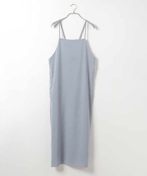 GLOBAL WORK(グローバルワーク)の「大人見えキャミワンピース/AND YUA ANY/191488(ワンピース・キッズ・ライトブルー/ブラック・150cm/160cm)」の3枚目の写真