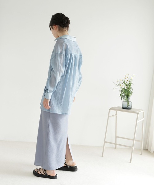 GLOBAL WORK(グローバルワーク)の「大人見えキャミワンピース/AND YUA ANY/191488(ワンピース・キッズ・ライトブルー/ブラック・150cm/160cm)」の17枚目の写真