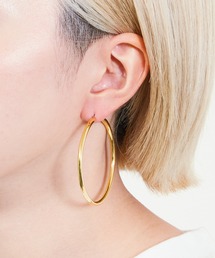 JANESMITH ジェーンスミス / BIG ROUND HOOP EARRING ビッグラウンドフープピアス / 23WAC-#121L