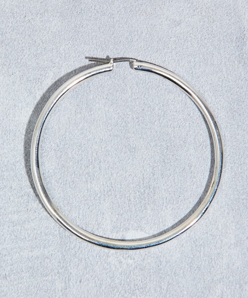 JANESMITH(ジェーンスミス)の「JANESMITH ジェーンスミス / BIG ROUND HOOP EARRING ビッグラウンドフープピアス / 23WAC-#121L(ピアス(両耳用)・レディース・シルバー/ゴールド・FREE)」の5枚目の写真