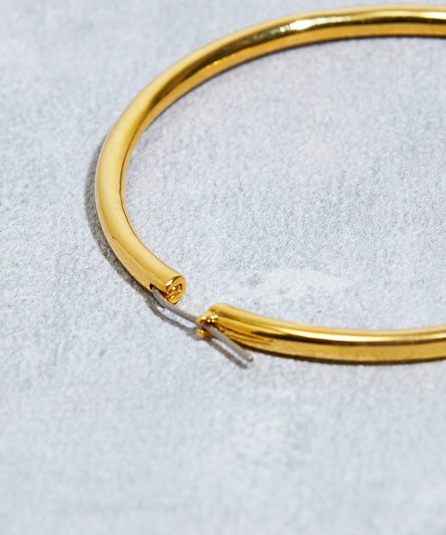 JANESMITH(ジェーンスミス)の「JANESMITH ジェーンスミス / BIG ROUND HOOP EARRING ビッグラウンドフープピアス / 23WAC-#121L(ピアス(両耳用)・レディース・シルバー/ゴールド・FREE)」の7枚目の写真