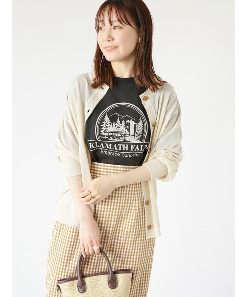 ehka sopo（エヘカソポ）の「シアーカーディガン（カーディガン/ボレロ・レディース・グレー/ブラック/ピンク/キナリ・F）」の17枚目の写真