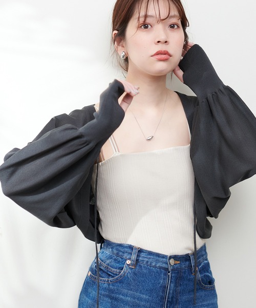 UVカットボレロ/ウォッシャブル （SLV） UVカットボレロ/ウォッシャブル(カーディガン)｜トップス