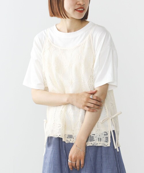 完売品 新品 fitmore シャーリングビスチェTシャツ シャーリングビスチェTシャツ【宅配便】 | Fit more
