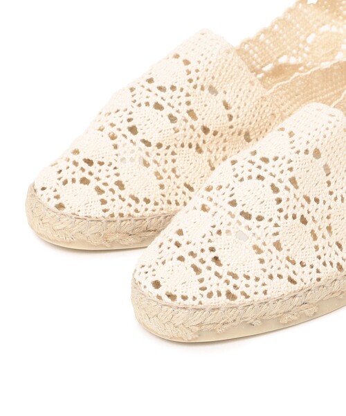 SHIPS（シップス）の「La Maison De L’Espadrille: レース エスパドリーユ（スリッポン・レディース・ナチュラル・38/36/37）」の3枚目の写真