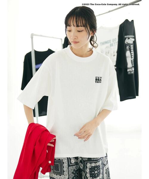 Coca Cola（コカコーラ）の「Coca-Cola「R」 ワールドツアーTEE（Tシャツ/カットソー・レディース・ブラック/ホワイト・M/L/XL）」の18枚目の写真