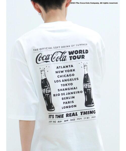Coca Cola（コカコーラ）の「Coca-Cola「R」 ワールドツアーTEE（Tシャツ/カットソー・レディース・ブラック/ホワイト・M/L/XL）」の7枚目の写真