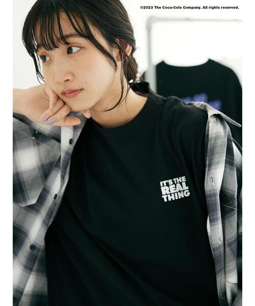 Coca Cola（コカコーラ）の「Coca-Cola「R」 ワールドツアーTEE（Tシャツ/カットソー・レディース・ブラック/ホワイト・M/L/XL）」の4枚目の写真