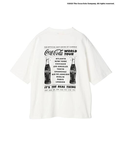 Coca Cola（コカコーラ）の「Coca-Cola「R」 ワールドツアーTEE（Tシャツ/カットソー・レディース・ブラック/ホワイト・M/L/XL）」の16枚目の写真
