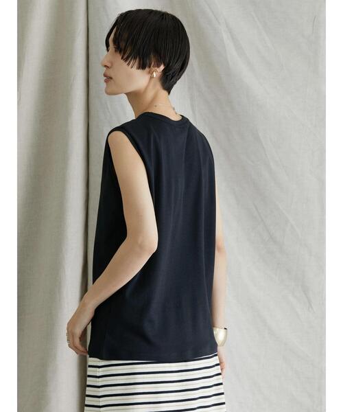 AMERICAN HOLIC(アメリカンホリック)の「ノースリーブカットプルオーバー(Tシャツ/カットソー・レディース・その他7/グレイッシュベージュ/オフホワイト/ブラック・L/M)」の19枚目の写真