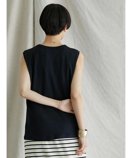 AMERICAN HOLIC(アメリカンホリック)の「ノースリーブカットプルオーバー(Tシャツ/カットソー・レディース・その他7/グレイッシュベージュ/オフホワイト/ブラック・L/M)」の20枚目の写真