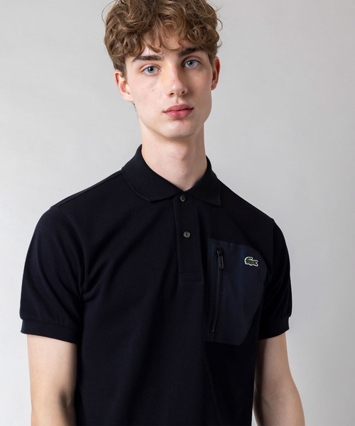 LACOSTE（ラコステ）の「アウトドアジップポケット半袖ポロシャツ
