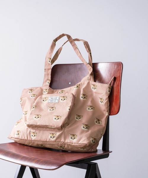 PAUL & JOE ACCESSOIRES(ポールアンドジョーアクセソワ)の「PAUL & JOE ACCESSOIRES (ポール&ジョーアクセソワ)折りたたみトートバッグ ヌネット総柄 / クリザンテーム PJA-B843 / PJA-B844(トートバッグ・レディース・ピンク/ベージュ/ネイビー/アイボリー/ピンク系その他/ブラック/ネイビー系/ピンク系その他2/ベージュ系その他・FREE)」の9枚目の写真