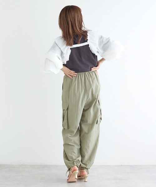 w closet（ダブルクローゼット）の「フリルスリーブボレロ（その他トップス・レディース・ブラック/オフホワイト/イエロー・FREE）」の21枚目の写真