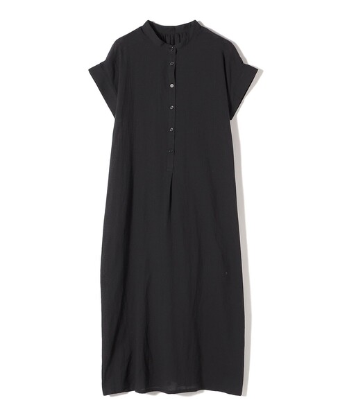SHIPS Days（シップスデイズ）の「SHIPS Days:〈洗濯機可能〉布帛 ドッキング ワンピース（ワンピース・レディース・オフホワイト/ベージュ/ブラック/アイボリー・ONE SIZE）」の3枚目の写真