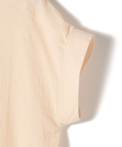 SHIPS Days（シップスデイズ）の「SHIPS Days:〈洗濯機可能〉布帛 ドッキング ワンピース（ワンピース・レディース・オフホワイト/ベージュ/ブラック/アイボリー・ONE SIZE）」の10枚目の写真