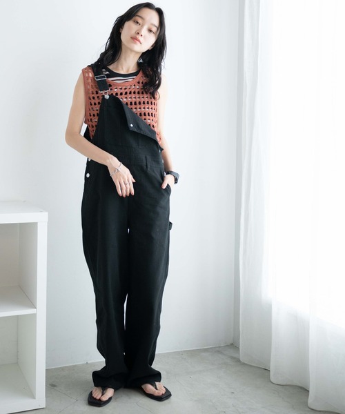 WEGO（ウィゴー）の「WEGO/メッシュニットタンク（ベスト・レディース・ブラウン/ホワイト・FREE）」の14枚目の写真