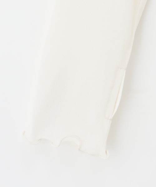 Honeys（ハニーズ）の「サムホール付シアートップス（Tシャツ/カットソー・レディース・アイボリー/ライトグレー/ブラウン/ブルー系その他/ブラック・L/S/M/LL）」の19枚目の写真