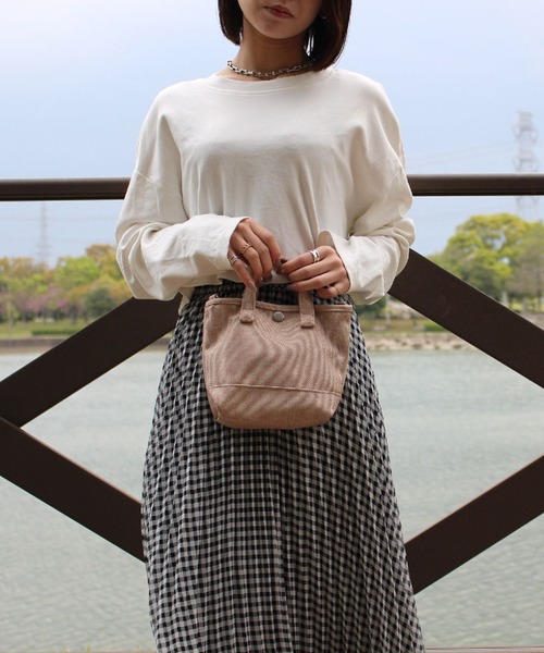 Hawk Company（ホークカンパニー）の「【Hawk Company】ミニトートショルダーバッグ 4072※（ショルダーバッグ・レディース・ブラック/グリーン/ベージュ・FREE）」の8枚目の写真