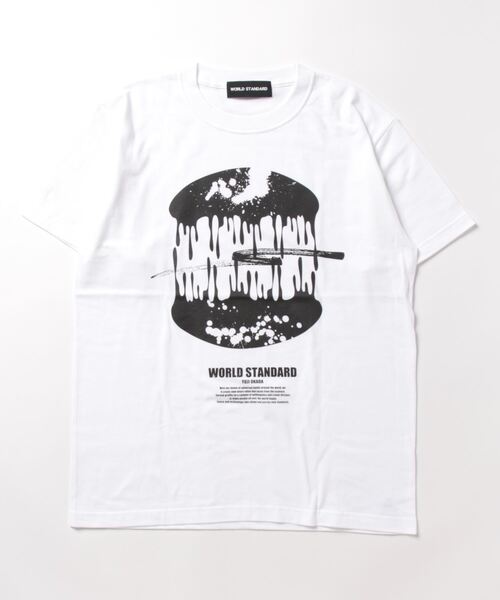 WORLD STANDARD(ワールドスタンダード)の「WORLD STANDARD/ワールドスタンダード プリント 半袖Tシャツ WSHT-029(Tシャツ/カットソー・メンズ・ブラック/ホワイト・M/XL/L)」の9枚目の写真