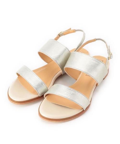 ODETTE E ODILE（オデットエオディール）の「OHL 2BLT SD10（サンダル・レディース・ホワイト/シルバー/その他1・36/37/35）」の3枚目の写真