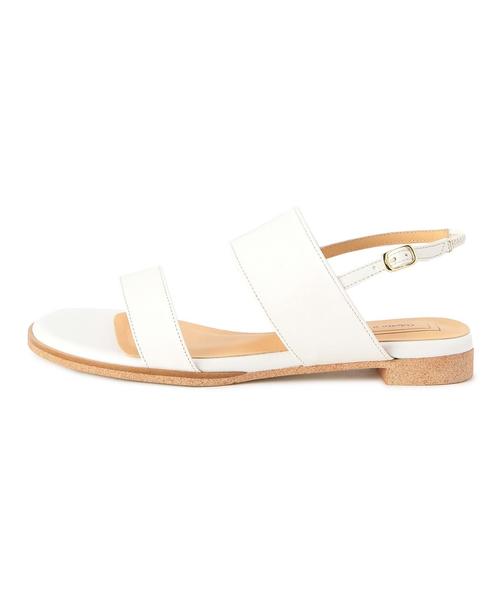 ODETTE E ODILE（オデットエオディール）の「OHL 2BLT SD10（サンダル・レディース・ホワイト/シルバー/その他1・36/37/35）」の5枚目の写真