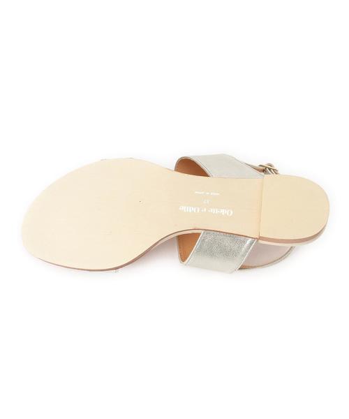 ODETTE E ODILE（オデットエオディール）の「OHL 2BLT SD10（サンダル・レディース・ホワイト/シルバー/その他1・36/37/35）」の7枚目の写真