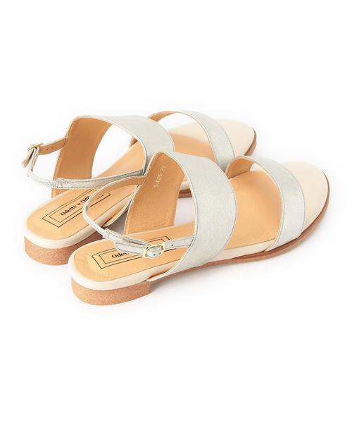 ODETTE E ODILE（オデットエオディール）の「OHL 2BLT SD10（サンダル・レディース・ホワイト/シルバー/その他1・36/37/35）」の8枚目の写真