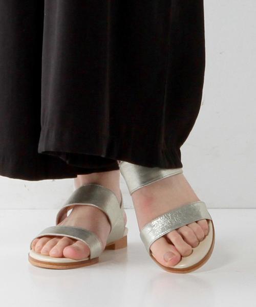 ODETTE E ODILE（オデットエオディール）の「OHL 2BLT SD10（サンダル・レディース・ホワイト/シルバー/その他1・36/37/35）」の12枚目の写真