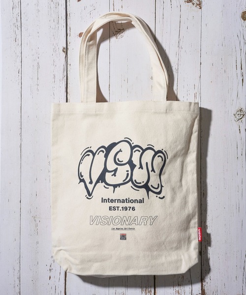VISION STREET WEAR(ヴィジョンストリートウェア)の「【VISION STREET WEAR】オリジナルイラストキャンバストートバッグ(トートバッグ・メンズ・C/D/A/B・FREE)」の2枚目の写真