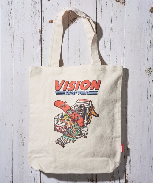 VISION STREET WEAR(ヴィジョンストリートウェア)の「【VISION STREET WEAR】オリジナルイラストキャンバストートバッグ(トートバッグ・メンズ・C/D/A/B・FREE)」の3枚目の写真