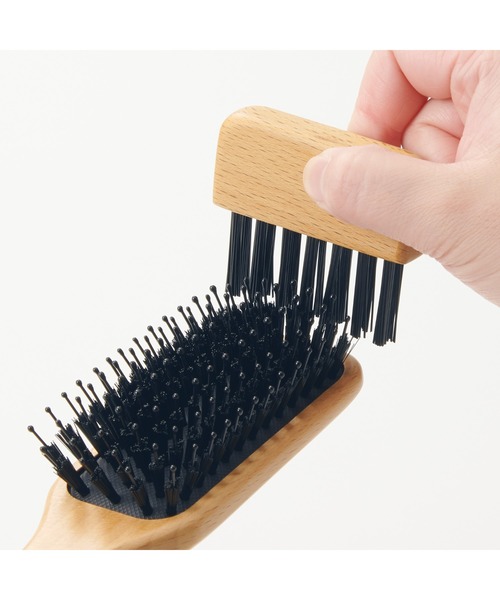無印良品(ムジルシリョウヒン)の「ブナ材ヘアブラシ ミックス毛・全長約20cm(ヘアブラシ・レディース・ナチュラル・FREE)」の4枚目の写真