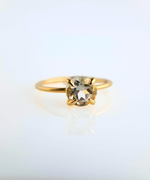 CERCA(チェルカ)の「SARINOHANA/ラウンドファセット天然石リング/silver925ゴールドカラー(リング・レディース・A/B/C/E/D/F/G/H・FREE)」の17枚目の写真
