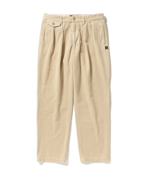 MAGIC NUMBER(マジック ナンバー)の「【MAGIC NUMBER】BASIC 2TUCK COUDUROY PANT(その他パンツ・メンズ・オフホワイト/ブラック・32/34/30)」の4枚目の写真