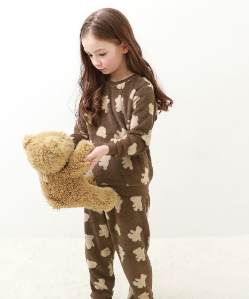 devirock（デビロック）の「ガールズ もこもこフリース パジャマ（ルームウェア/パジャマ・キッズ・その他3/その他4/その他5/その他1/その他2/ホワイト系その他3/ブルー系その他/パープル系その他/ピンク系その他/ホワイト系その他2/ホワイト系その他・150cm/110cm/130cm/160cm/140cm/100cm/120cm）」の11枚目の写真