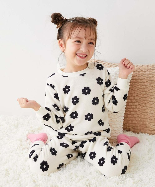 devirock（デビロック）の「ガールズ もこもこフリース パジャマ（ルームウェア/パジャマ・キッズ・その他3/その他4/その他5/その他1/その他2/ホワイト系その他3/ブルー系その他/パープル系その他/ピンク系その他/ホワイト系その他2/ホワイト系その他・150cm/110cm/130cm/160cm/140cm/100cm/120cm）」の2枚目の写真