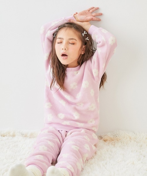 devirock（デビロック）の「ガールズ もこもこフリース パジャマ（ルームウェア/パジャマ・キッズ・その他3/その他4/その他5/その他1/その他2/ホワイト系その他3/ブルー系その他/パープル系その他/ピンク系その他/ホワイト系その他2/ホワイト系その他・150cm/110cm/130cm/160cm/140cm/100cm/120cm）」の7枚目の写真