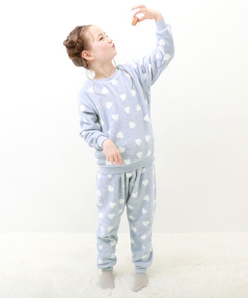 devirock（デビロック）の「ガールズ もこもこフリース パジャマ（ルームウェア/パジャマ・キッズ・その他3/その他4/その他5/その他1/その他2/ホワイト系その他3/ブルー系その他/パープル系その他/ピンク系その他/ホワイト系その他2/ホワイト系その他・150cm/110cm/130cm/160cm/140cm/100cm/120cm）」の13枚目の写真