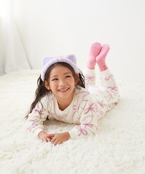 devirock（デビロック）の「ガールズ もこもこフリース パジャマ（ルームウェア/パジャマ・キッズ・その他3/その他4/その他5/その他1/その他2/ホワイト系その他3/ブルー系その他/パープル系その他/ピンク系その他/ホワイト系その他2/ホワイト系その他・150cm/110cm/130cm/160cm/140cm/100cm/120cm）」の19枚目の写真
