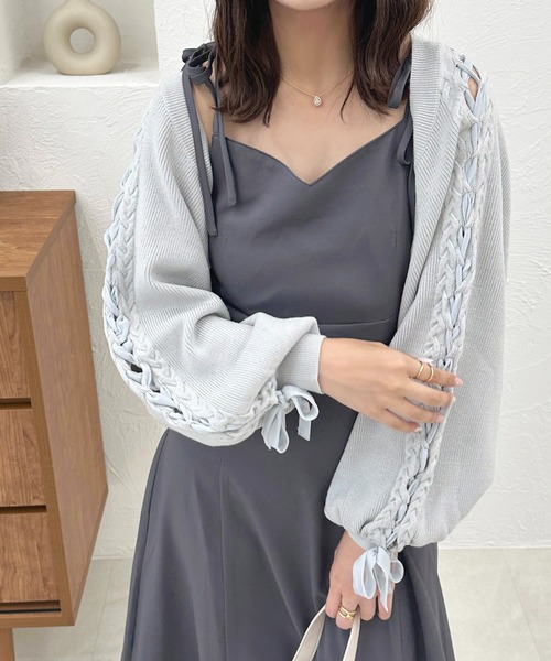 レースアップスリーブボレロ【ZOZOTOWN限定アイテム】（カーディガン