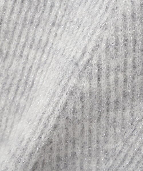 PROPORTION BODY DRESSING(プロポーションボディドレッシング)の「ボリュームスリーブラメニット / 1213270014(ニット/セーター・レディース・ピンク/ホワイト/グレー・SMALL/MEDIUM)」の7枚目の写真