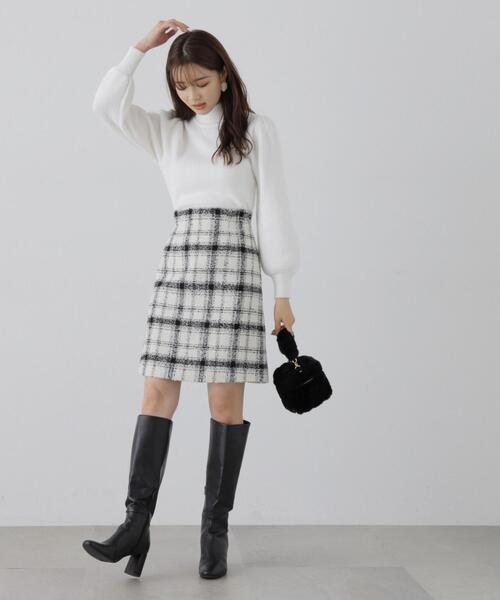 PROPORTION BODY DRESSING(プロポーションボディドレッシング)の「ボリュームスリーブラメニット / 1213270014(ニット/セーター・レディース・ピンク/ホワイト/グレー・SMALL/MEDIUM)」の15枚目の写真