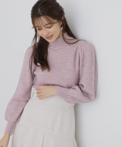 PROPORTION BODY DRESSING(プロポーションボディドレッシング)の「ボリュームスリーブラメニット / 1213270014(ニット/セーター・レディース・ピンク/ホワイト/グレー・SMALL/MEDIUM)」の11枚目の写真