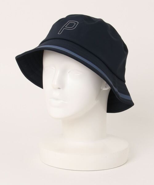 PUMA(プーマ)の「PUMA プーマ メンズ ゴルフ ドライ ストーム バケットハット(ハット・メンズ・ネイビー/ブラック・SMALL/LARGE)」の7枚目の写真